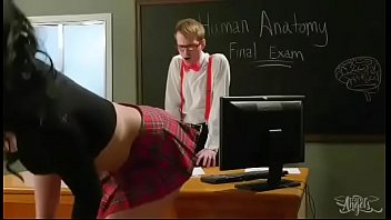 Sexy Big Dick Tranny Teacher Ass Fucks Student